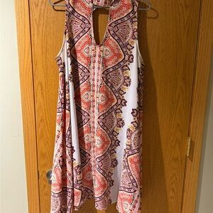Xhilaration Multicolor Paisley Dress